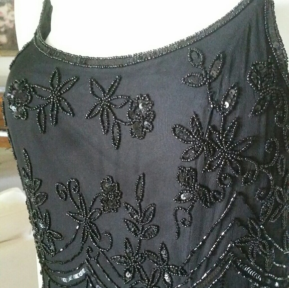 Papell Boutique Black Cocktail Dress - Picture 2 of 8